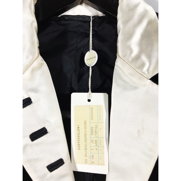 VTG RARE Gianni Versace Cropped Velvet Jacket - Picture 3 of 7